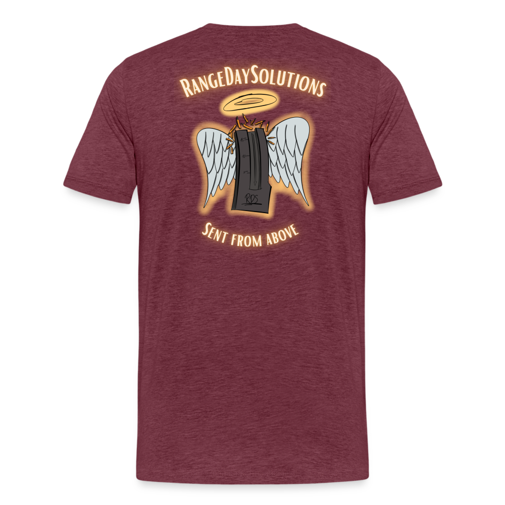 Sent From Above T-Shirt - heather burgundy