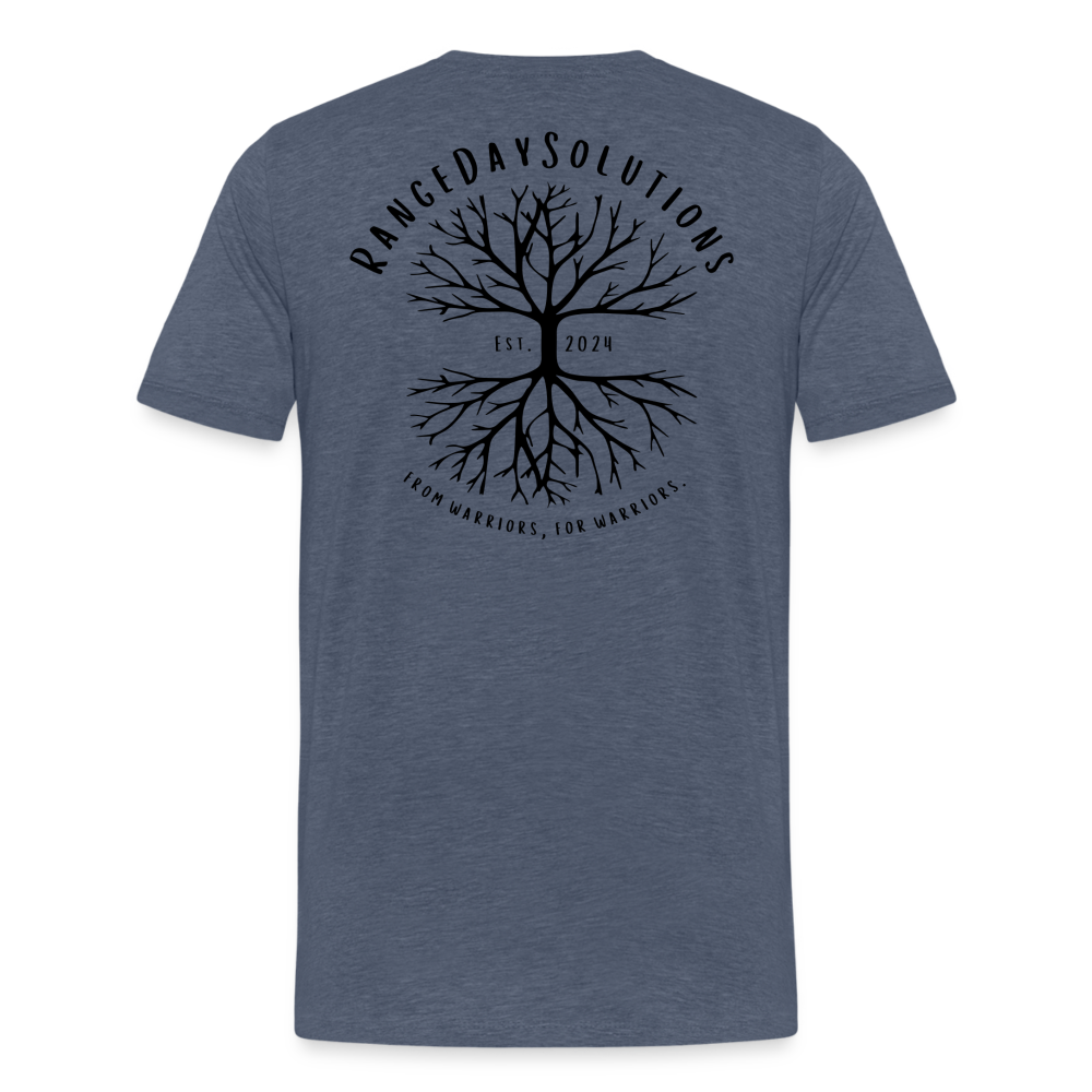 From warriors, for warriors. - heather blue
