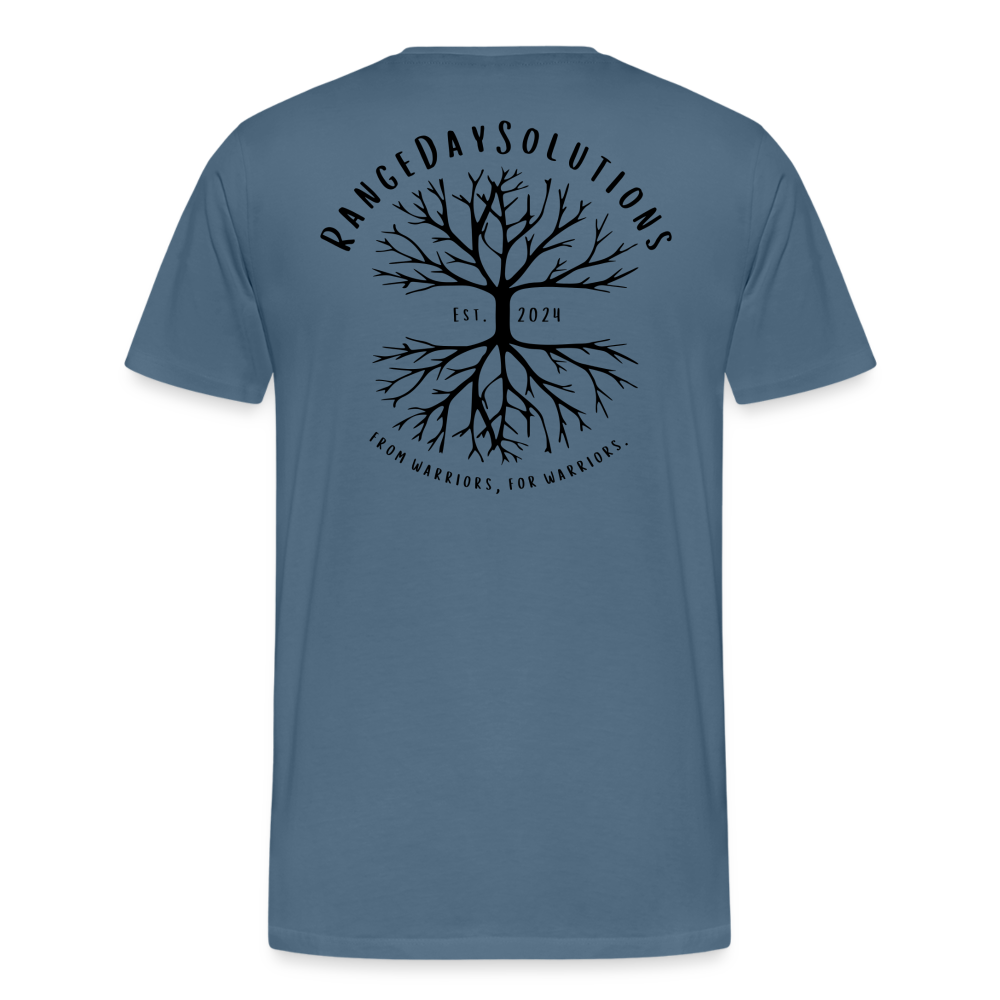 From warriors, for warriors. - steel blue