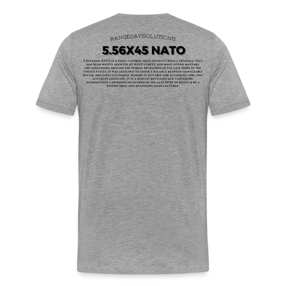 5.56 NATO T-Shirt - heather grey