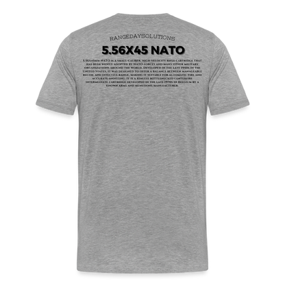 5.56 NATO T-Shirt - heather grey