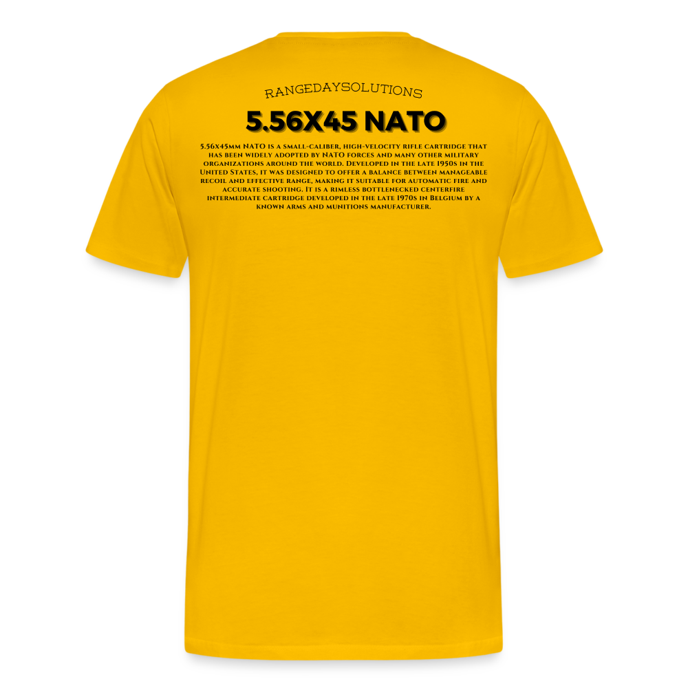 5.56 NATO T-Shirt - sun yellow