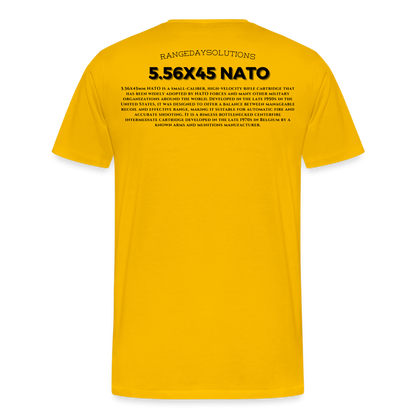 5.56 NATO T-Shirt - sun yellow