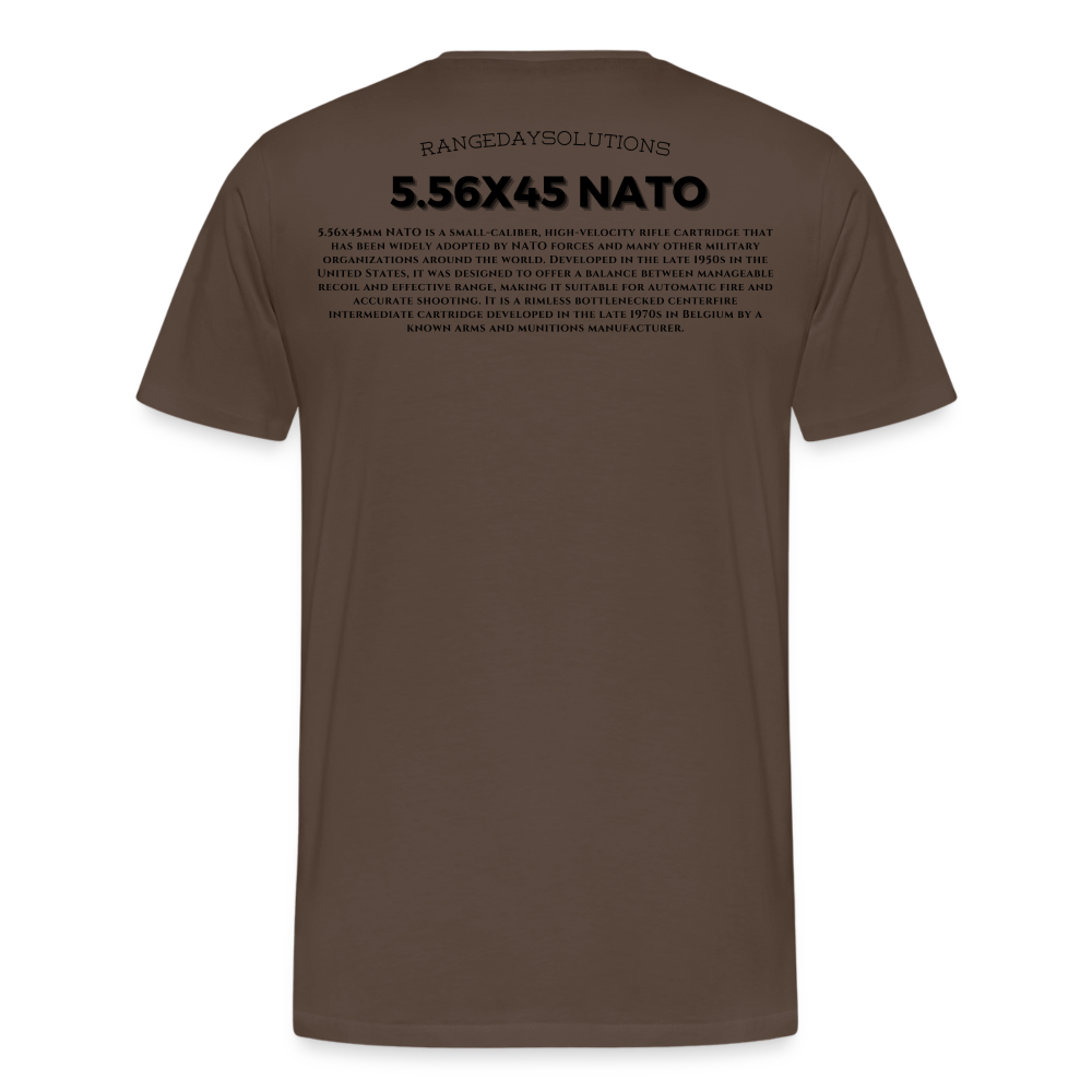 5.56 NATO T-Shirt - noble brown